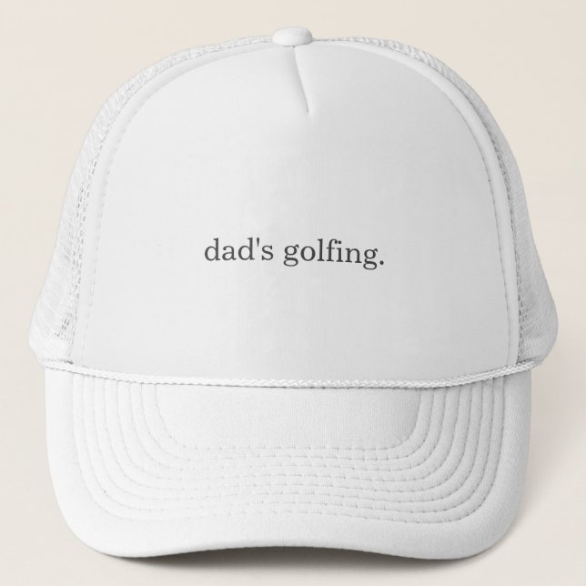 Casquette L'Humour de golf de papa customisé avec des parole (Devant)