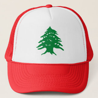 Casquette libanais de drapeau
