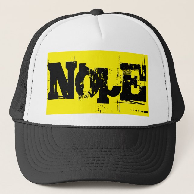Casquette libellé de NOPE de lumière sauvage | (Devant)