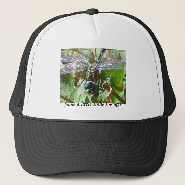 Casquette libellule souriante (Devant)