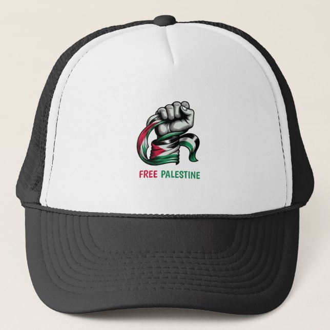 Casquette Libérez la Palestine pour mettre fin à l'apartheid (Devant)