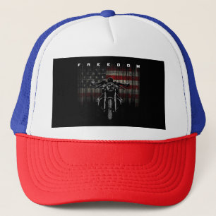 Casquette Liberté de la moto drapeau américain