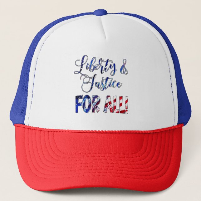 Casquette Liberté Et Justice Pour Tous (Devant)