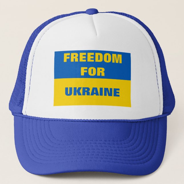 CASQUETTE LIBERTÉ POUR UKRAINE TRUCKER HAT (Devant)