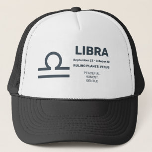 Casquette Librairie de signes Zodiac de nom personnalisé / t