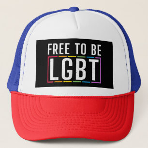 Casquette Libre d'être LGBT Bisexual Lesbian Gay pride