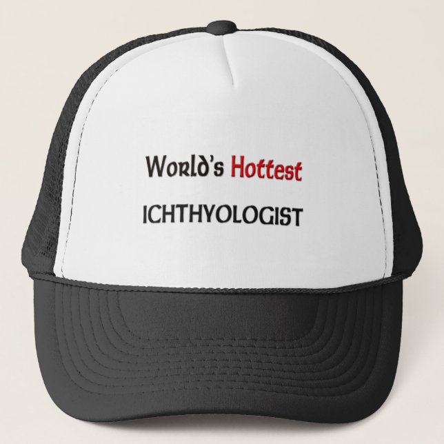 Casquette L'Ichthyologist le plus chaud des mondes (Devant)