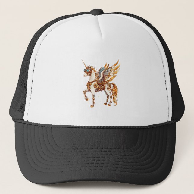 Casquette Licorne à engrenages Steampunk (1) (Devant)