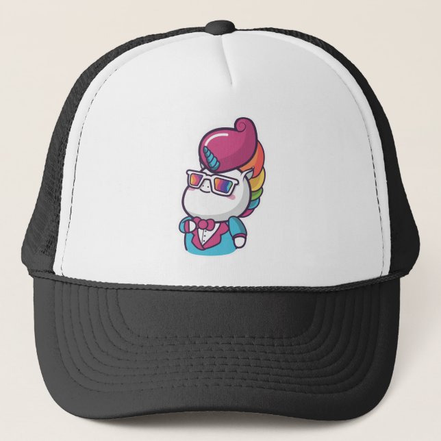 Casquette licorne cool (Devant)