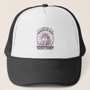 Casquette Licorne Couronnée en Typographie Gras Graphique T