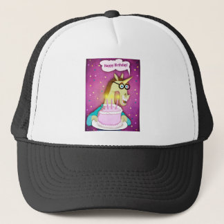 Casquette Licorne de gâteau d'anniversaire