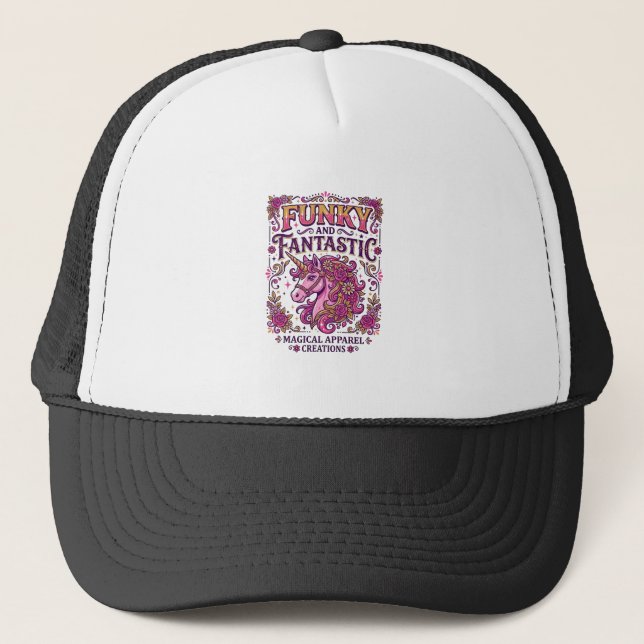 Casquette Licorne funky et fantastique design zazzle stylé_ (Devant)