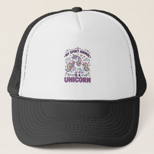 Casquette Licorne Mon Animal Spirituel Est une Licorne Typog