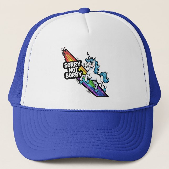 Casquette Licorne Sorry not Sorry (Devant)