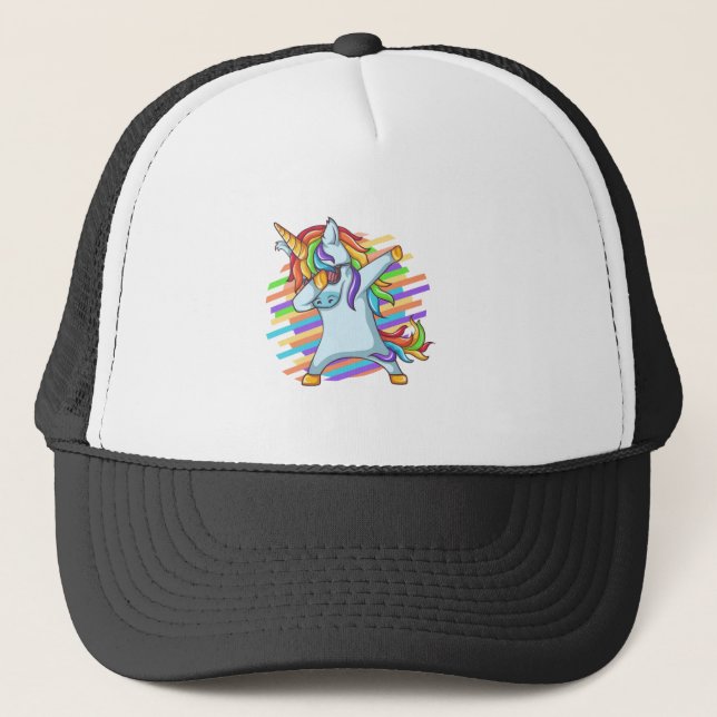 Casquette Licorne tamponnante (Devant)