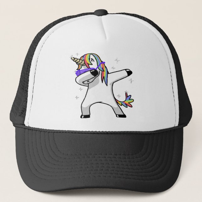 Casquette Licorne tamponnante (Devant)