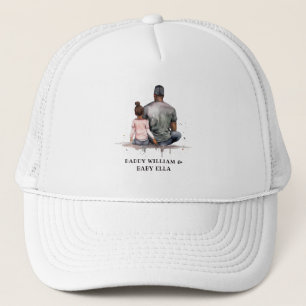 Casquette Lien père et fille noir (4)