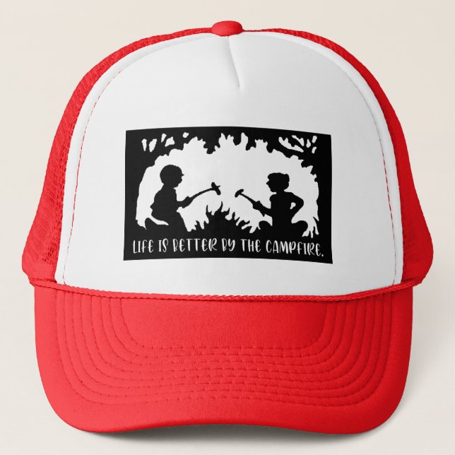 Casquette Life Is Better By The Campfire (Devant)