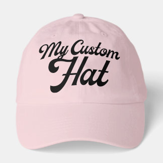 Casquette LIGHT PINK Custom Baseball Cap Blank (Dad Cap)