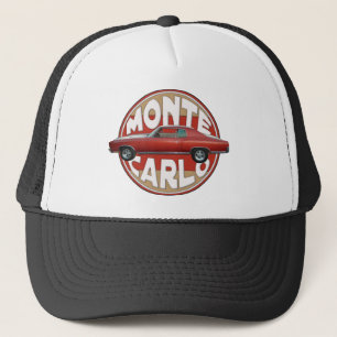 Casquette Ligne 1970 rouge de Chevy Monte Carlo