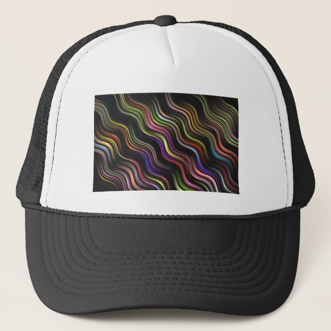 Casquette Ligne Abstraite Vague verticale cool Art Thunder_C (Devant)