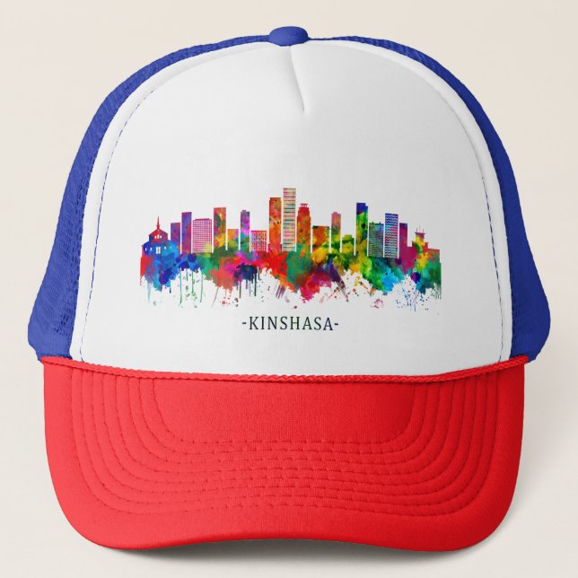 Casquette Ligne aérienne de Kinshasa RD Congo (Devant)