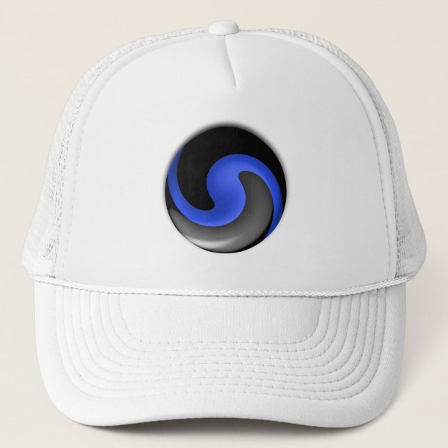 Casquette Ligne bleue mince (Devant)