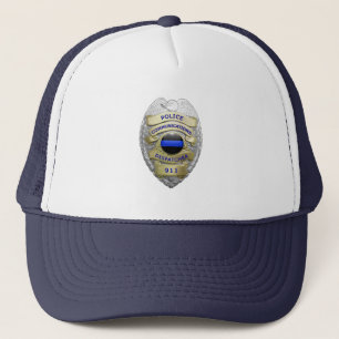 Casquette Ligne Bleue Mince 911 Transporteur d'insigne de co