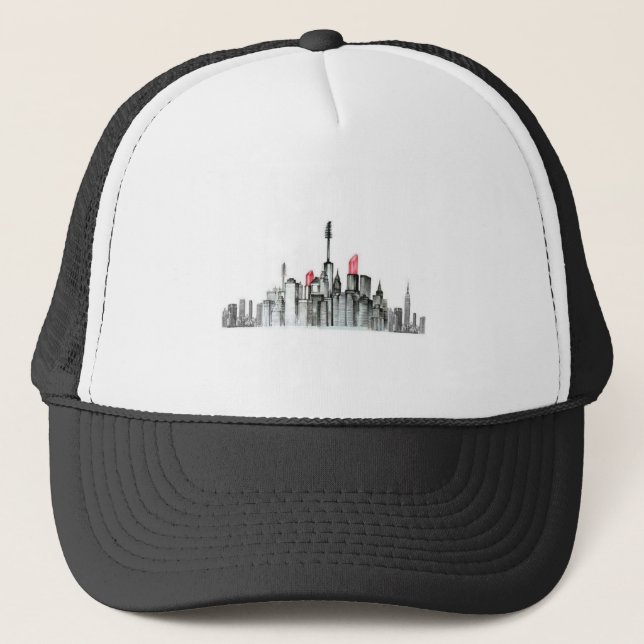 Casquette Ligne Sky de maquillage (Devant)