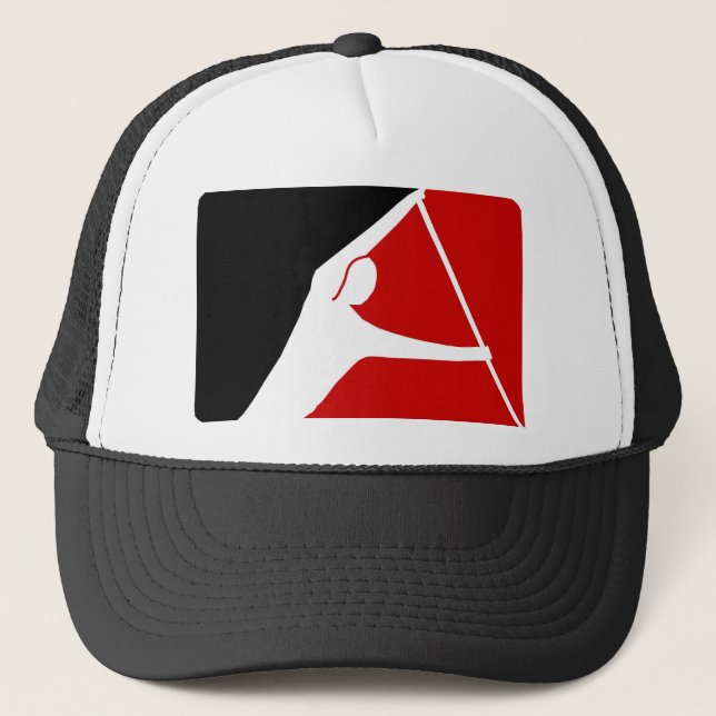 CASQUETTE LIGUE NOIRE ET ROUGE DES PADDLERS (Devant)