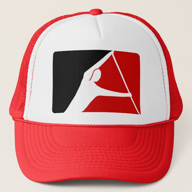 CASQUETTE LIGUE ROUGE ET NOIRE DE PADDLERS TRUCKER HAT (Devant)