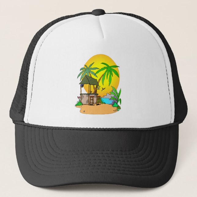 Casquette L'île Tiki Bar (Devant)