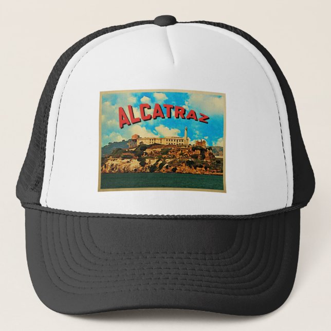 Casquette L'île vintage d'Alcatraz (Devant)