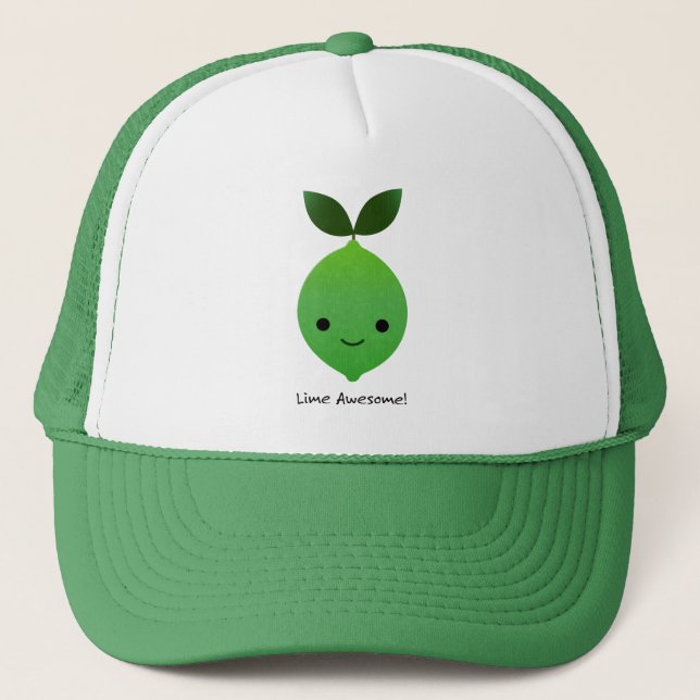Casquette Lime Awesome Kawaii Lime (Devant)