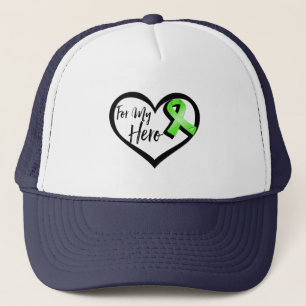 Casquette Lime Green Awareness Ribbon For My Hero