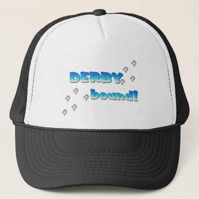 Casquette Limite de DERBY ! Argent bleu (Devant)
