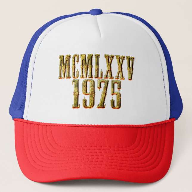 Casquette Limited Edition Retro Birthday 50 year (Devant)