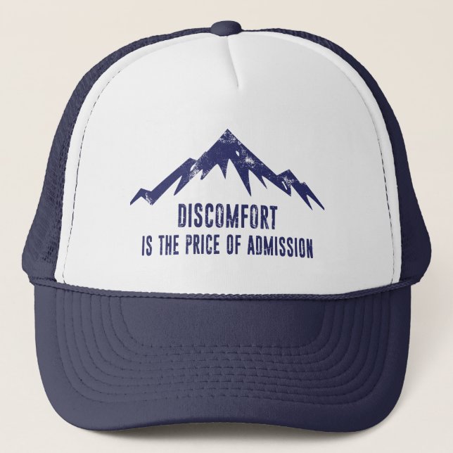 Casquette L'Inconfort Est Le Prix De L'Admission (Devant)