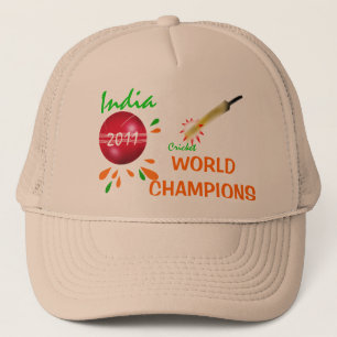 Casquette L'Inde 2011 mondes du cricket ICC soutient le