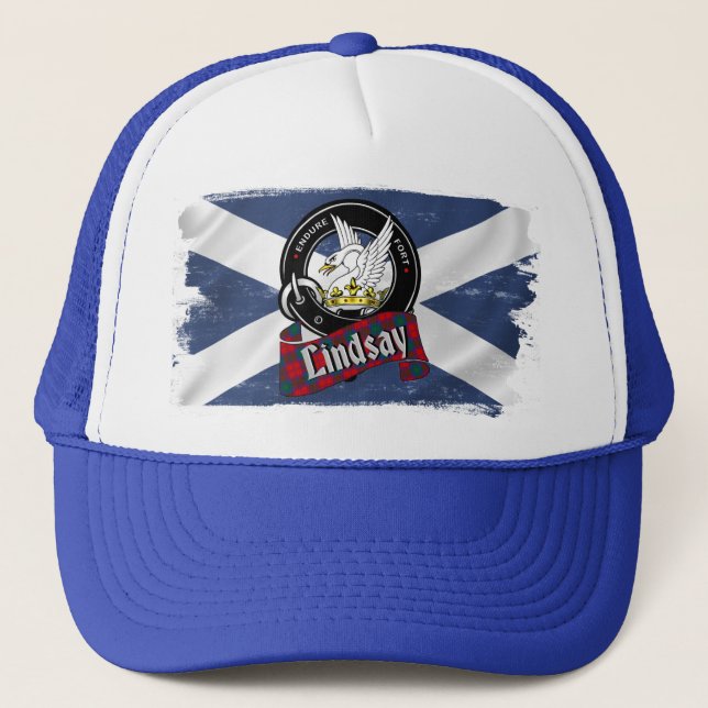 Casquette Lindsay Clan Badge Trucker Chapeau (Devant)