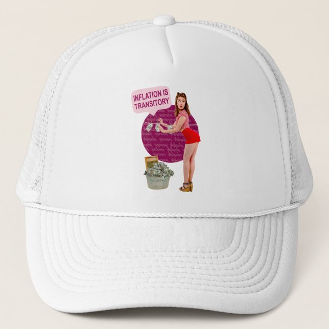 Casquette L'inflation est transitoire (Devant)