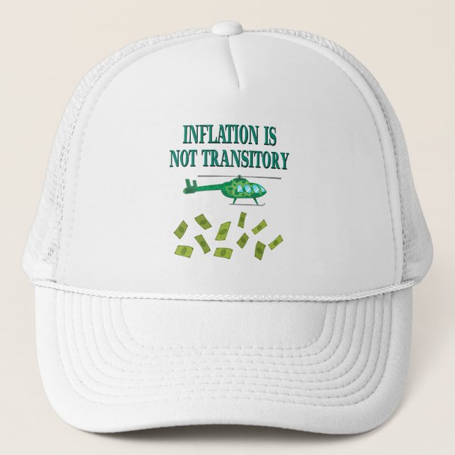 Casquette L'inflation n'est pas transitoire (Devant)