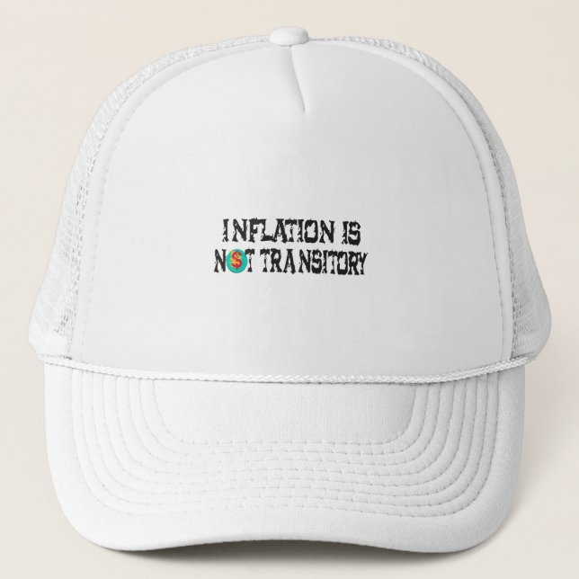 Casquette L'inflation n'est pas transitoire (Devant)