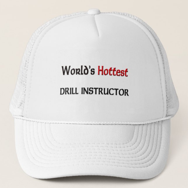Casquette L'instructeur de foret le plus chaud des mondes (Devant)