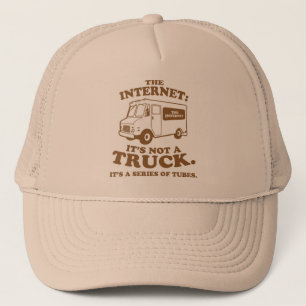 Casquette l'Internet n'est pas un camion. C'est une série d