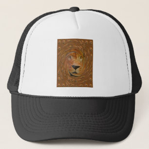 Casquette Lion Abstrait Safari Art