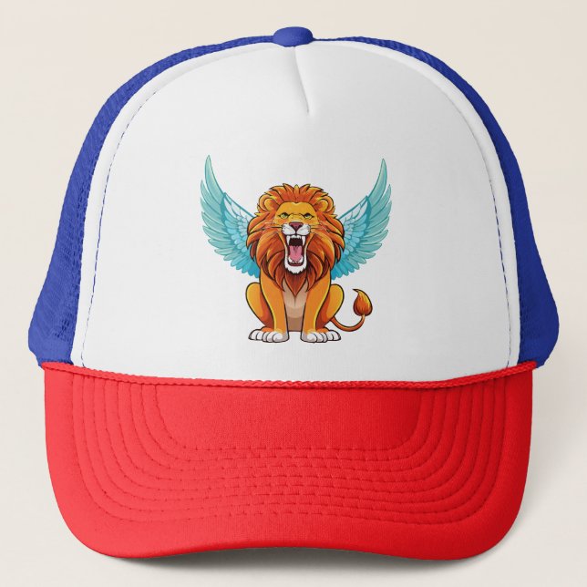 Casquette Lion avec ailes (Devant)