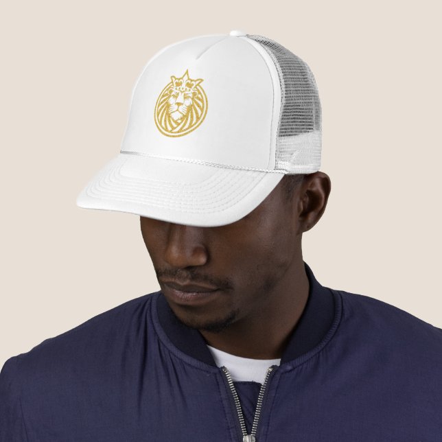 Casquette Lion Avec Couronne - Style Or 4 (En situation)