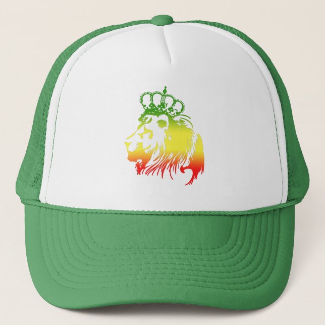 Casquette Lion De Juda - Rasta (Devant)