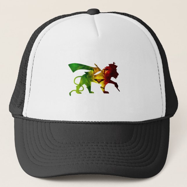 Casquette Lion de Juda Rasta (Devant)